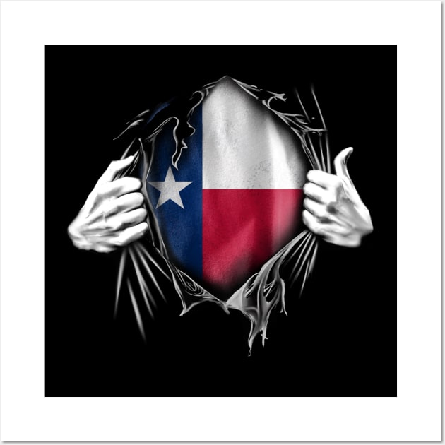 texas state, i love texas Wall Art by TopTees